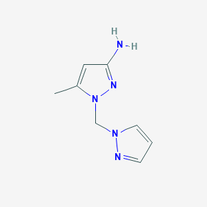 5-methyl-1-(1H-pyrazol-1-ylmethyl)-1H-pyrazol-3-amine