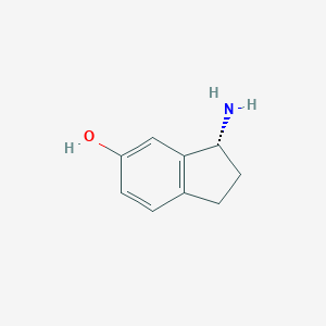 molecular formula C9H11NO B031977 (R)-(-)-6-hydroxy-1-aminoindan CAS No. 169105-01-5