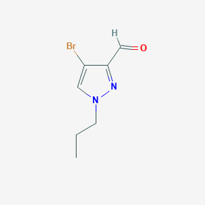 4-Bromo-1-propyl-1H-pyrazole-3-carbaldehyde