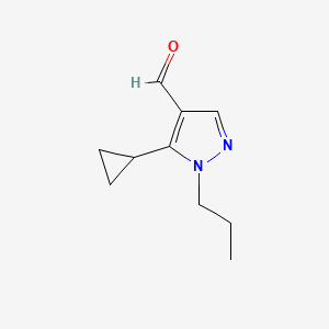 5-Cyclopropyl-1-propyl-1H-pyrazole-4-carbaldehyde