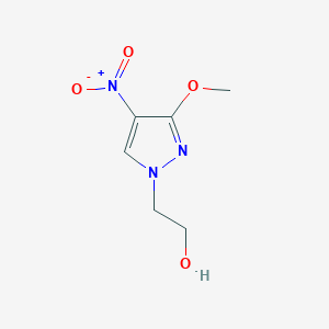 B3197770 2-(3-methoxy-4-nitro-1H-pyrazol-1-yl)ethanol CAS No. 1006950-52-2