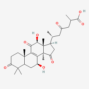 molecular formula C30H42O8 B3197886 Ganoderic acid M CAS No. 100761-17-9