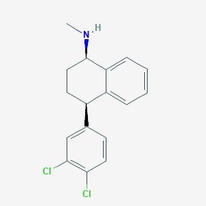 molecular formula C17H17Cl2N B031979 (1R,4R)-SERTRALINE HCL CAS No. 79617-98-4