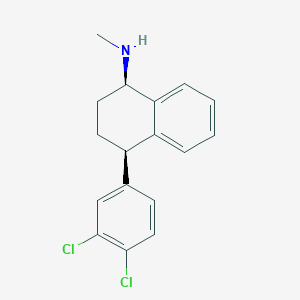 molecular formula C17H17Cl2N B031979 (1R,4R)-4-(3,4-dichlorophenyl)-N-methyl-1,2,3,4-tetrahydronaphthalen-1-amine CAS No. 79617-98-4