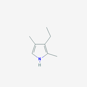 molecular formula C8H13N B031982 3-Ethyl-2,4-dimethyl-1H-pyrrole CAS No. 517-22-6