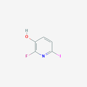 molecular formula C5H3FINO B3198355 2-Fluoro-6-iodopyridin-3-ol CAS No. 1012084-54-6