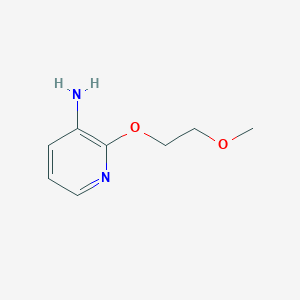 molecular formula C8H12N2O2 B3198734 2-(2-Methoxyethoxy)pyridin-3-amine CAS No. 1016510-18-1