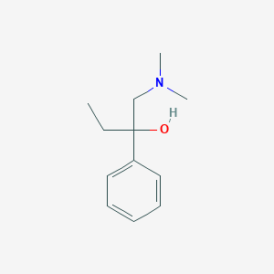 molecular formula C12H19NO B031990 1-(Dimethylamino)-2-phenylbutan-2-ol CAS No. 5612-61-3
