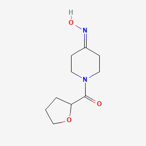 molecular formula C10H16N2O3 B3199169 N-[1-(oxolane-2-carbonyl)piperidin-4-ylidene]hydroxylamine CAS No. 1016789-76-6