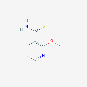 molecular formula C7H8N2OS B3199366 2-Methoxypyridine-3-carbothioamide CAS No. 1016837-97-0