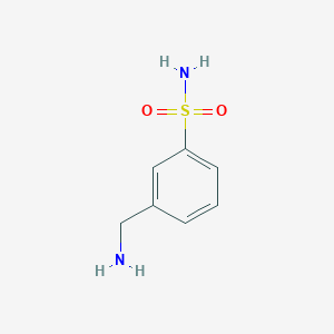 molecular formula C7H10N2O2S B031994 3-(Aminomethyl)benzenesulfonamide CAS No. 628298-58-8