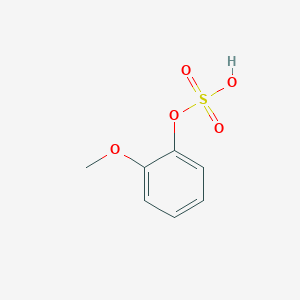 molecular formula C7H8O5S B031999 o-Methoxyphenyl sulfate CAS No. 3233-59-8