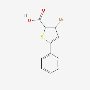 molecular formula C11H7BrO2S B3200379 3-Bromo-5-phenylthiophene-2-carboxylic acid CAS No. 1017687-42-1