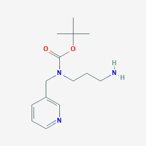 tert-butyl N-(3-aminopropyl)-N-(pyridin-3-ylmethyl)carbamate