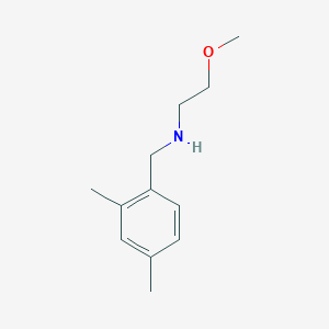 B3201598 [(2,4-Dimethylphenyl)methyl](2-methoxyethyl)amine CAS No. 1019598-18-5