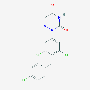2-(3,5-Dichloro-4-(4-chlorobenzyl)phenyl)-1,2,4-triazine-3,5(2H,4H)-dione