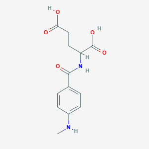 molecular formula C13H16N2O5 B032035 N-(p-(Methylamino)benzoyl)glutamic acid CAS No. 52980-68-4