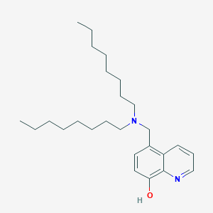 molecular formula C26H42N2O B3203841 8-Quinolinol, 5-[(dioctylamino)methyl]- CAS No. 102269-67-0