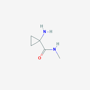 molecular formula C5H10N2O B3203848 1-amino-N-methylcyclopropane-1-carboxamide CAS No. 1022970-19-9