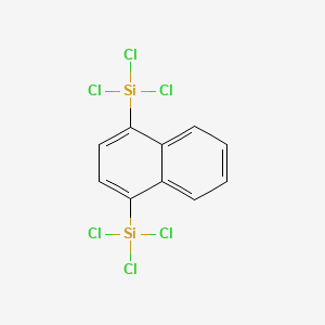 molecular formula C10H6Cl6Si2 B3203884 Naphthalene, 1,4-bis(trichlorosilyl)- CAS No. 1024-49-3