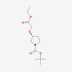 tert-Butyl (3R)-3-(ethoxycarbonylmethoxy)pyrrolidine-1-carboxylate