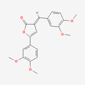 3-(3,4-Dimethoxy-benzylidene)-5-(3,4-dimethoxy-phenyl)-3H-furan-2-one