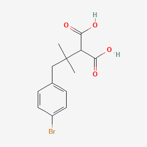2-[1-(4-Bromophenyl)-2-methyl-2-propyl]malonic Acid