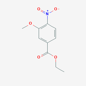 molecular formula C10H11NO5 B3203976 Ethyl 3-methoxy-4-nitrobenzoate CAS No. 10259-23-1