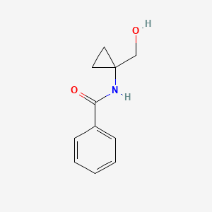 molecular formula C11H13NO2 B3204000 N-(1-(Hydroxymethyl)cyclopropyl)benzamide CAS No. 1026348-50-4