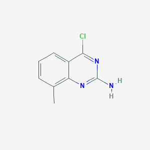molecular formula C9H8ClN3 B3204019 4-Chloro-8-methylquinazolin-2-amine CAS No. 1026679-06-0