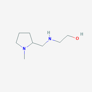 molecular formula C8H18N2O B3204045 2-[(1-Methyl-pyrrolidin-2-ylmethyl)-amino]-ethanol CAS No. 1026873-64-2