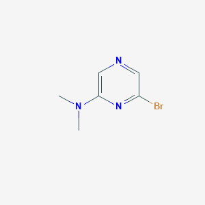 molecular formula C6H8BrN3 B3204074 6-bromo-N,N-dimethylpyrazin-2-amine CAS No. 1027512-51-1