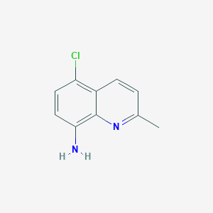 B3204140 5-Chloro-2-methylquinolin-8-amine CAS No. 102879-01-6