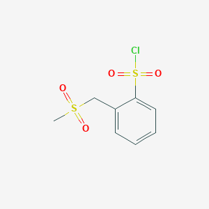 Benzenesulfonyl chloride, 2-[(methylsulfonyl)methyl]-