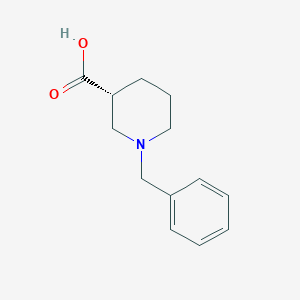 molecular formula C13H17NO2 B3204231 (3r)-1-Benzylpiperidine-3-carboxylic acid CAS No. 1030603-60-1