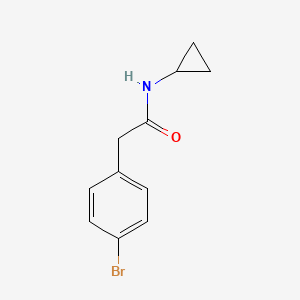 2-(4-bromophenyl)-N-cyclopropylacetamide