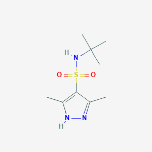 n-Tert-butyl-3,5-dimethyl-1h-pyrazole-4-sulfonamide