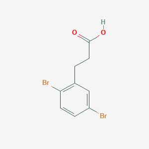 molecular formula C9H8Br2O2 B3204361 3-(2,5-Dibromophenyl)propanoic acid CAS No. 103516-05-8