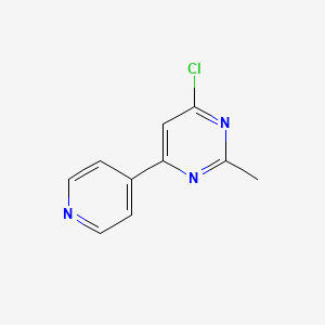 4-Chloro-2-methyl-6-(pyridin-4-yl)pyrimidine