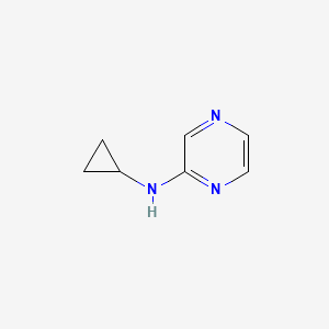 molecular formula C7H9N3 B3204455 N-cyclopropylpyrazin-2-amine CAS No. 1036579-09-5