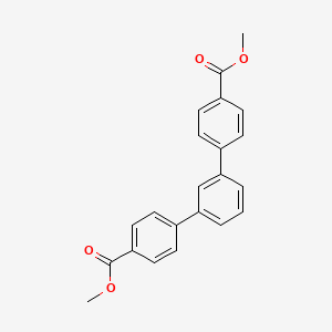 molecular formula C22H18O4 B3204519 methyl 4-[3-(4-methoxycarbonylphenyl)phenyl]benzoate CAS No. 10374-81-9