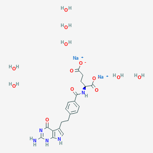 molecular formula C20H33N5Na2O13 B032048 Pemetrexed disodium heptahydrate CAS No. 357166-29-1