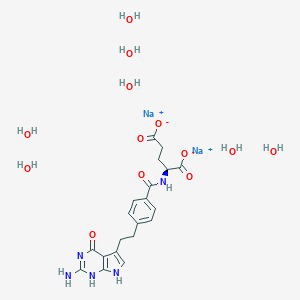 molecular formula C20H33N5Na2O13 B032048 Pemetrexed CAS No. 357166-29-1