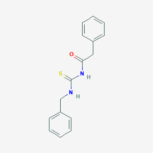 molecular formula C16H16N2OS B320708 N-(benzylcarbamothioyl)-2-phenylacetamide 