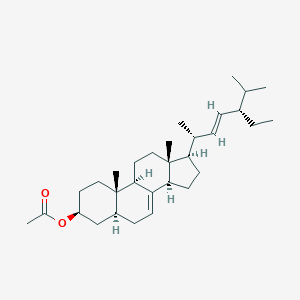 molecular formula C31H50O2 B032072 Spinasteryl acetate CAS No. 4651-46-1