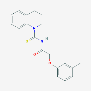 molecular formula C19H20N2O2S B320742 N-(3,4-dihydro-1(2H)-quinolinylcarbothioyl)-2-(3-methylphenoxy)acetamide 