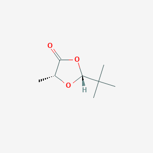 molecular formula C8H14O3 B3207445 (2R,5R)-2-(tert-Butyl)-5-methyl-1,3-dioxolan-4-one CAS No. 104194-02-7