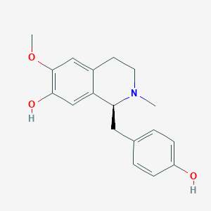 molecular formula C18H21NO3 B032075 N-Methylcoclaurine CAS No. 3423-07-2