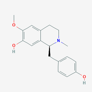 molecular formula C18H21NO3 B032075 (S)-N-Methylcoclaurine CAS No. 3423-07-2