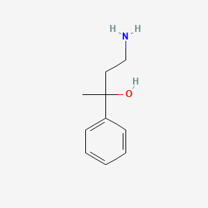 molecular formula C10H15NO B3207529 4-Amino-2-phenylbutan-2-ol CAS No. 104294-60-2